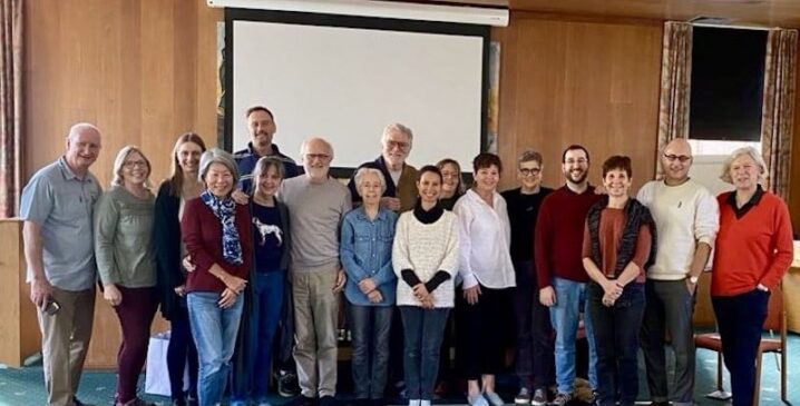 Bodhi College Secular Dharma course students with their teachers