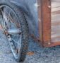 Cart with crooked wheel still works